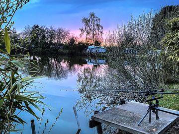 Evening anticipation with a beautiful backdrop
