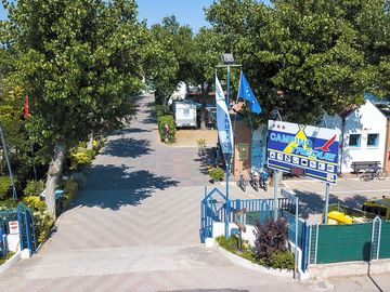 Entrance to the site