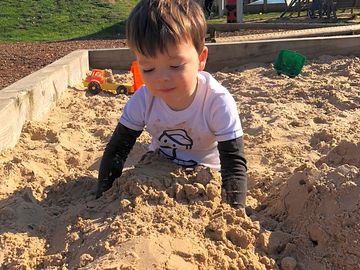 Fun in the sandpit