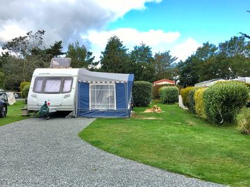 Fully serviced hardstanding pitches - in the central of our park - sunny pitches