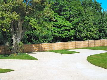 Fencing around the site