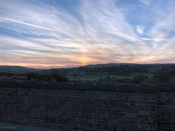 Sunset over the countryside