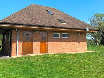 Shower and toilet block