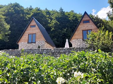 Exterior of cabins
