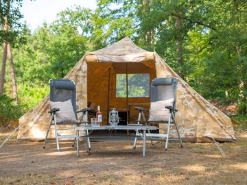 Exterior of tent