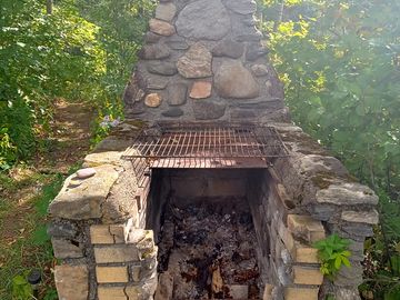 Barbecue among the trees