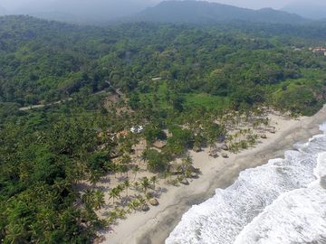 Bird's eye view of the site