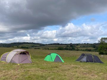 Tents on site