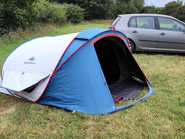 Tent on site