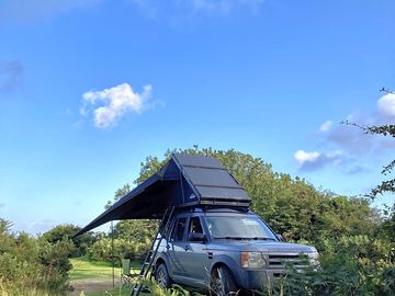 Campervan grass pitch