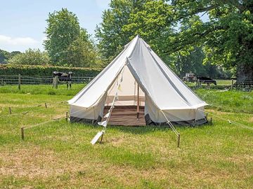 Bell tent exterior