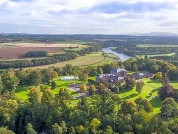 The estate sits on the tweed