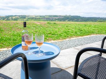 View from Hopton Lodge terrace