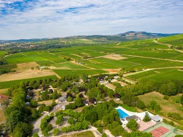 Aerial view of Santenay