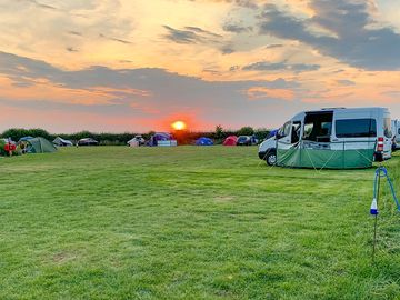 Sunset at venus campsite
