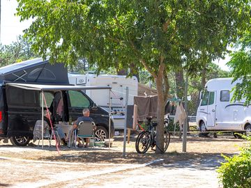Campsite pitches