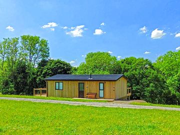 Wooden lodge exterior