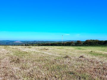 View from the campsite field