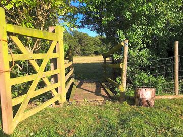 Entrance to site