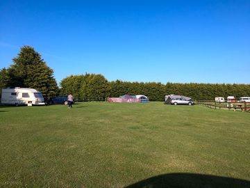 Looking over the pitches