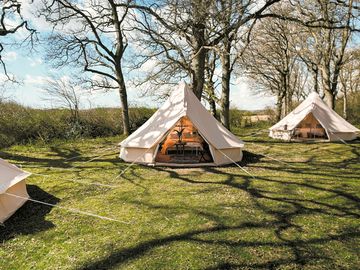 Bell tent exterior