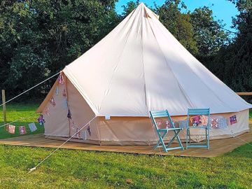 Six-man bell tent exterior