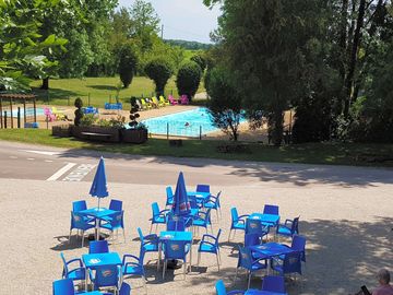 Terrace by the pool