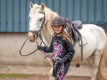 Riding centre on site at cantref adventure farm