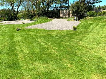 Hardstanding pitch on an quiet organic farm