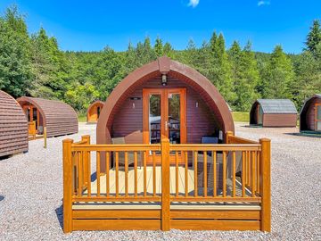 Ensuite pod with decking