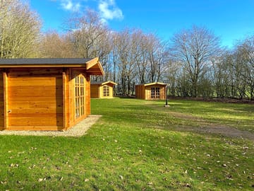 Micro Lodge (En Suite) in our Woodland setting