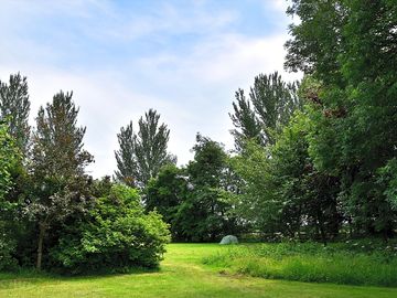 Secluded spot away from the main field