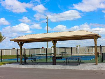 Pickleball court