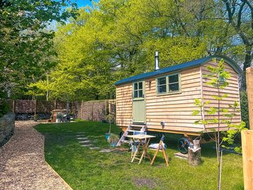 Shepherd's hut exterior