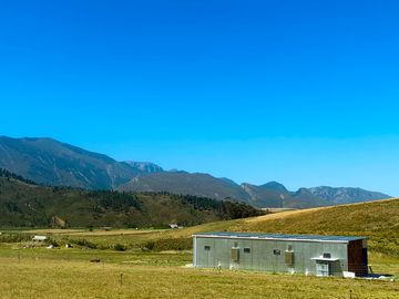 Surrounding farmlands and mountain ranges