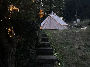 Lights at the site