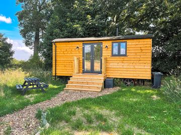 Shepherd's hut exterior