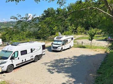 Gravel and hardstanding pitches