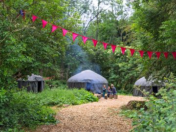 The camp yurt