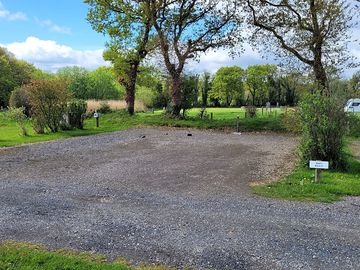 Owls Roost, full hardstanding pitch, close to the showerblock