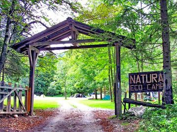 Entrance to the site