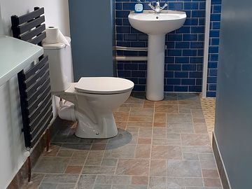 New unisex washroom and toilet