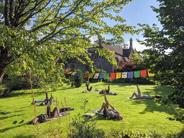 Yoga in the secret garden