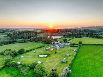 North thorne at sunset