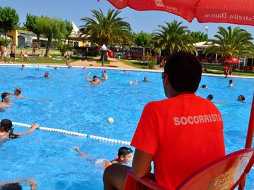 Lifeguard at the pool