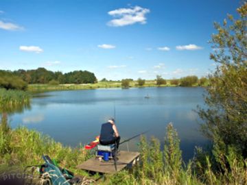 Fishing lake next door