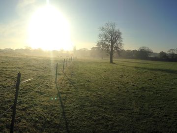 Sunrise on the farm