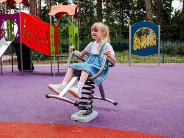Playpark at castlewood holiday park