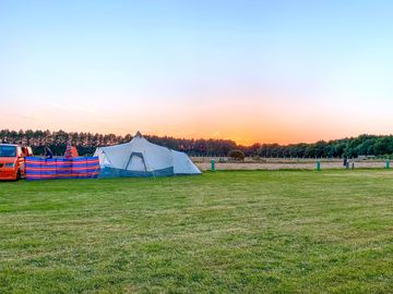 Visitor image of the pitch at sunset