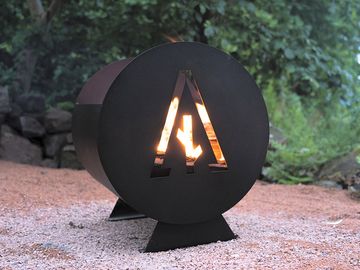 Firepit on site